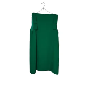 Abbey Glass Women Dress Michelle Shift Sleeveless Bow Detail Kelly Green XL‎ NWT thumbnail 10