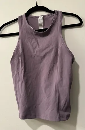 NWT LULULEMON - Nulux Racerback Cropped Run Tank Purple Ash - $68 - 8 thumbnail 1