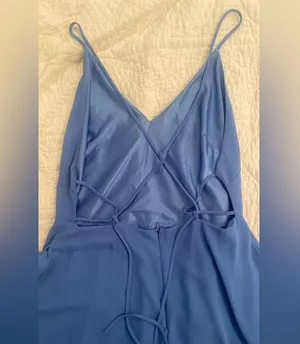 Blush Formal light blue romper thumbnail 4