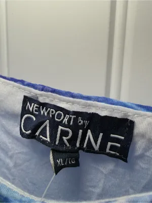 Newport By Carine XL Blue Marble Abstract Swirl Layered Tiered Dress Whimsigoth thumbnail 5