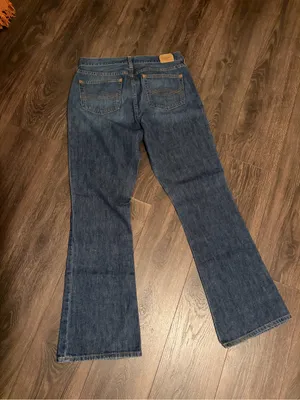Vtg Abercrombie & Fitch Women's Medium-Dark Blue Flared Jeans 10T thumbnail 3