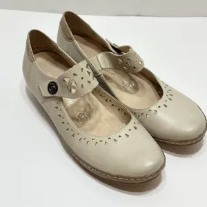Remonte Mary Jane Comfort Pumps Beige Leather Women’s Size 38(7.5) thumbnail 1