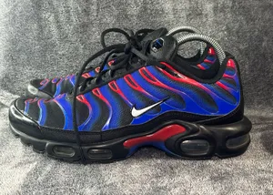 Nike Air Max Plus TN 'Spider-Man' - Men's Size 8 (Black/Hyper Royal/Red) thumbnail 1