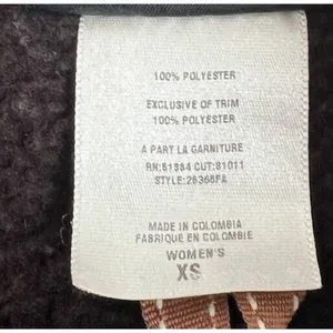Patagonia Synchilla Jacket Women’s XS Full Zip Ribbed Knit Brown Outdoors Hike thumbnail 9