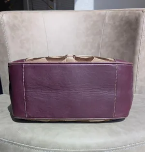 Coach Ergo Shoulder bag jacquard signature with plum leather thumbnail 7