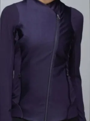 Lululemon Athletica plum Women's Asymmetrical Zip Jacket thumbnail 2