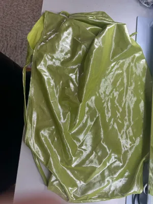 Pretty Little Thing Green Silk Top thumbnail 2