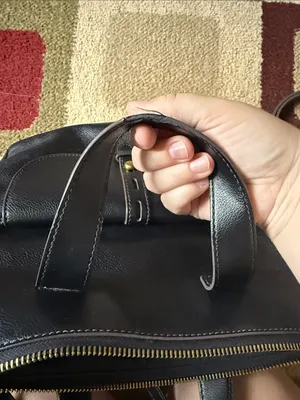 Fossil Black Leather  Backpack thumbnail 5