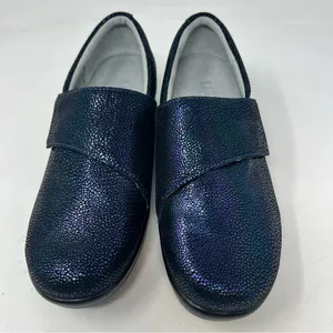 Alegria Lauryn LAU-302 Womens 38 8-8.5 Cosmos Blue Metallic Leather Clogs thumbnail 2