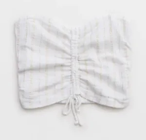 Aerie Gauzy Cinched Tube Top thumbnail 1