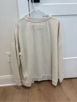 Natural Reflections Cream Oversized Pocket Pullover Size XL thumbnail 5