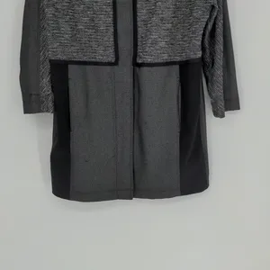 Lululemon Cocoon Car Coat Shine Dot Black Diamond Jacquard Space Dye‎ Size Small thumbnail 3