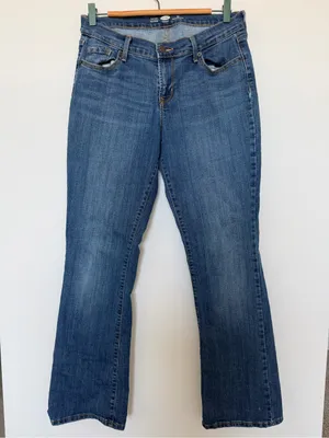 Old Navy Blue Women's Boot Cut Jeans thumbnail 1