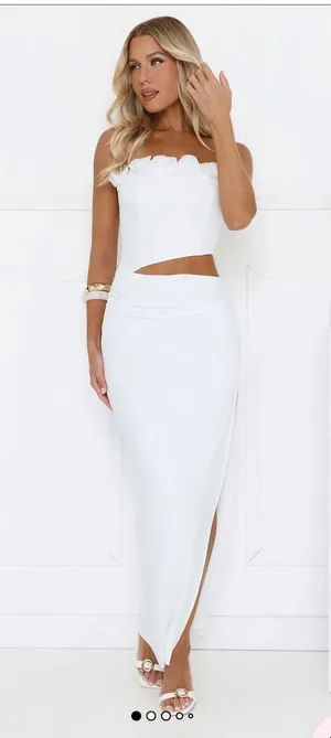 Hello Molly white dress  thumbnail 1