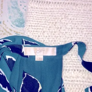 Loft green and black halter neck top size small thumbnail 5