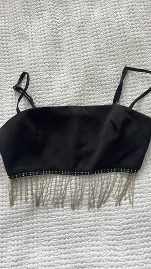 Revolve Irina Crystal Fringe Top thumbnail 6