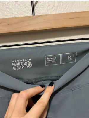 Mountain Hardwear Water Resistant Hiking Pants Light Blue Gray Pull On Women’s thumbnail 5