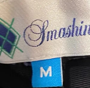 NWT Smashing Golf & Tennis Black Blue Houndstooth Skort Compression Slimming M thumbnail 6