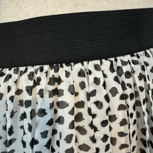 Rachel Zoe Black and White leopard print Skirt sz L thumbnail 7