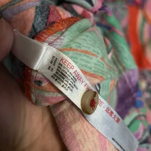 Anthropologie Alexandra Farmer Secret Garden Flannel Pajama Button Up Top Size S thumbnail 6