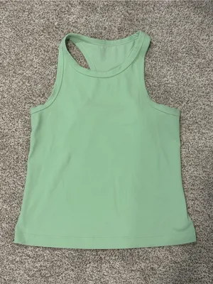 lululemon Align Racer back- waist length, Light Mint thumbnail 3