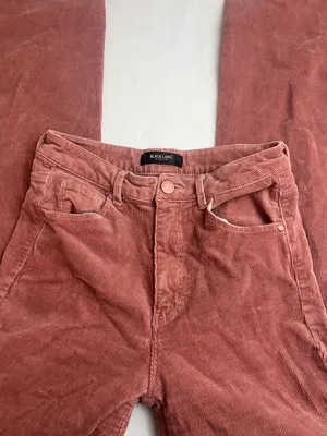 Black Label by C’est Toi Pink Corduroy Flare Jeans thumbnail 3