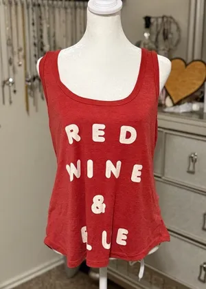 Wild‎ fox red tank top thumbnail 1