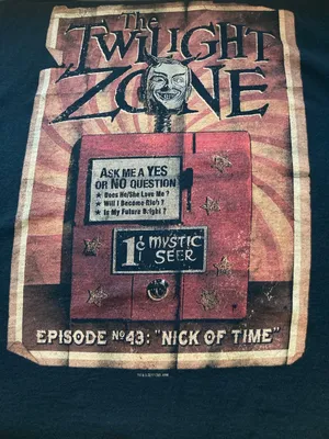 The Twilight Zone "Nick of Time" Mystic Seer Graphic Tee | Small | 2017 CBS thumbnail 10