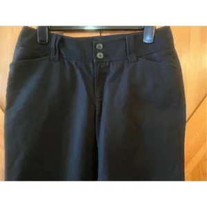 Eddie Bauer Pants Women's 6 Short Black Vashon Fit Straight Leg Pockets Stretch thumbnail 2
