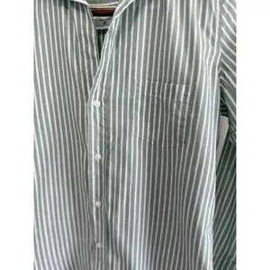Frank & Eileen Barry Stripe Tailored Green White Button Down Shirt Cotton SZ‎ XS thumbnail 5