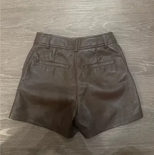 Babaton Leather Shorts Aritzia thumbnail 2
