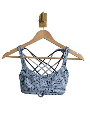 Lululemon Free to Be Bra Wild Star Crushed Silver Fox Deep Navy Size 4 thumbnail 2