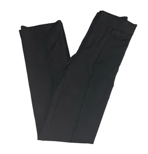 Zara Women's Black Straight Leg Pleated Suit Pants thumbnail 1