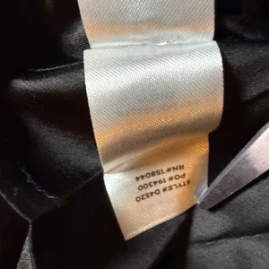 Lulus Exquisite Shine Black Satin Rhinestone Strapless Maxi Dress Gown Med NWT thumbnail 10