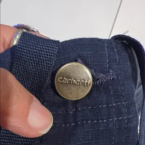 Carhartt Scrub Pants Women Sz L Cargo Blue drawstring, medical office thumbnail 13