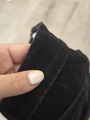 Old Navy Womens Black Corduroy Skinny Pants Size 8 Regular fuzzy soft thumbnail 3