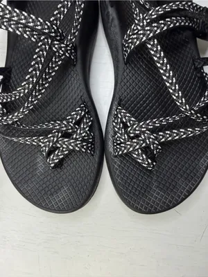Chacos ZX/2 Black White Hiking Sandals size 8 thumbnail 7