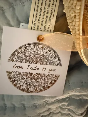 Viral TJ Maxx Beaded Fall Pumpkin Bag in Cream and Orange thumbnail 6