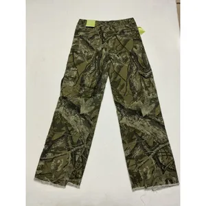 VIP Jeans Womens Camo Cargo Utility Pants Size S/6 NWT Raw Hem Y2K Hunting Green thumbnail 2