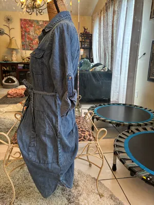 Super pretty denim dress size Lg thumbnail 6