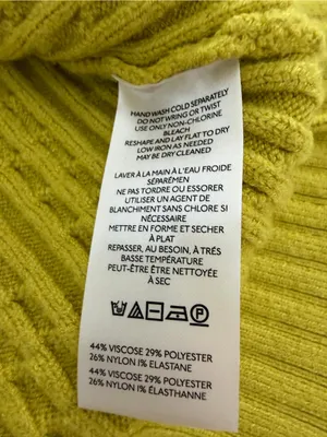 Free People Cable Knit Zip Cardigan Chartreuse Green Size S thumbnail 8