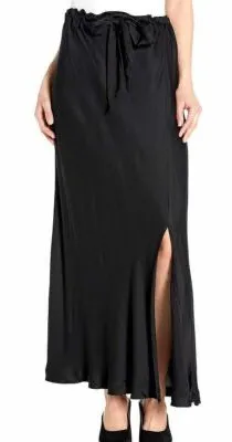 Cali Dreaming Boheme Maxi Skirt in Black Medium thumbnail 1