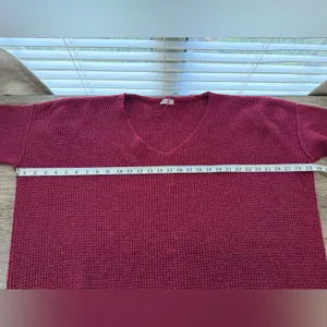 Free People Sweater Womens Pink All Mine Slouchy Alpaca Blend Oversized size‎ M thumbnail 5