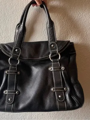 Coldwater Creek Black Handbag Purse thumbnail 1