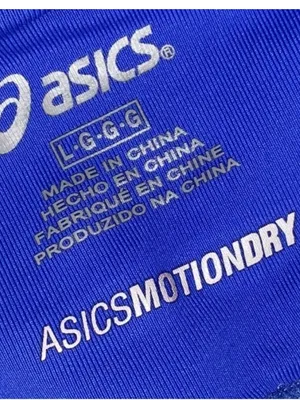 Asics motiondry Blue white Speckled Leggings tights thumbnail 4
