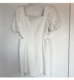 Whisper Puff Sleeve Cutout Mini Dress thumbnail 5