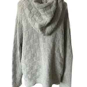 Evolution By Cyrus Phillipa Basket Weave Hooded Pull Over Sweater thumbnail 3