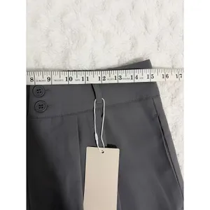 Halara Flex™ Gray High Waisted Body Sculpt Waist-Slimming Wide Leg Work Pants MP thumbnail 5