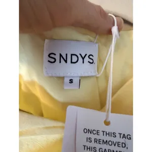 SNDYS Saskia Mini Dress in Pollen Sz S NWT $89 thumbnail 6