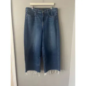 New Banana Republic High Rise Wide leg cropped Jeans thumbnail 5